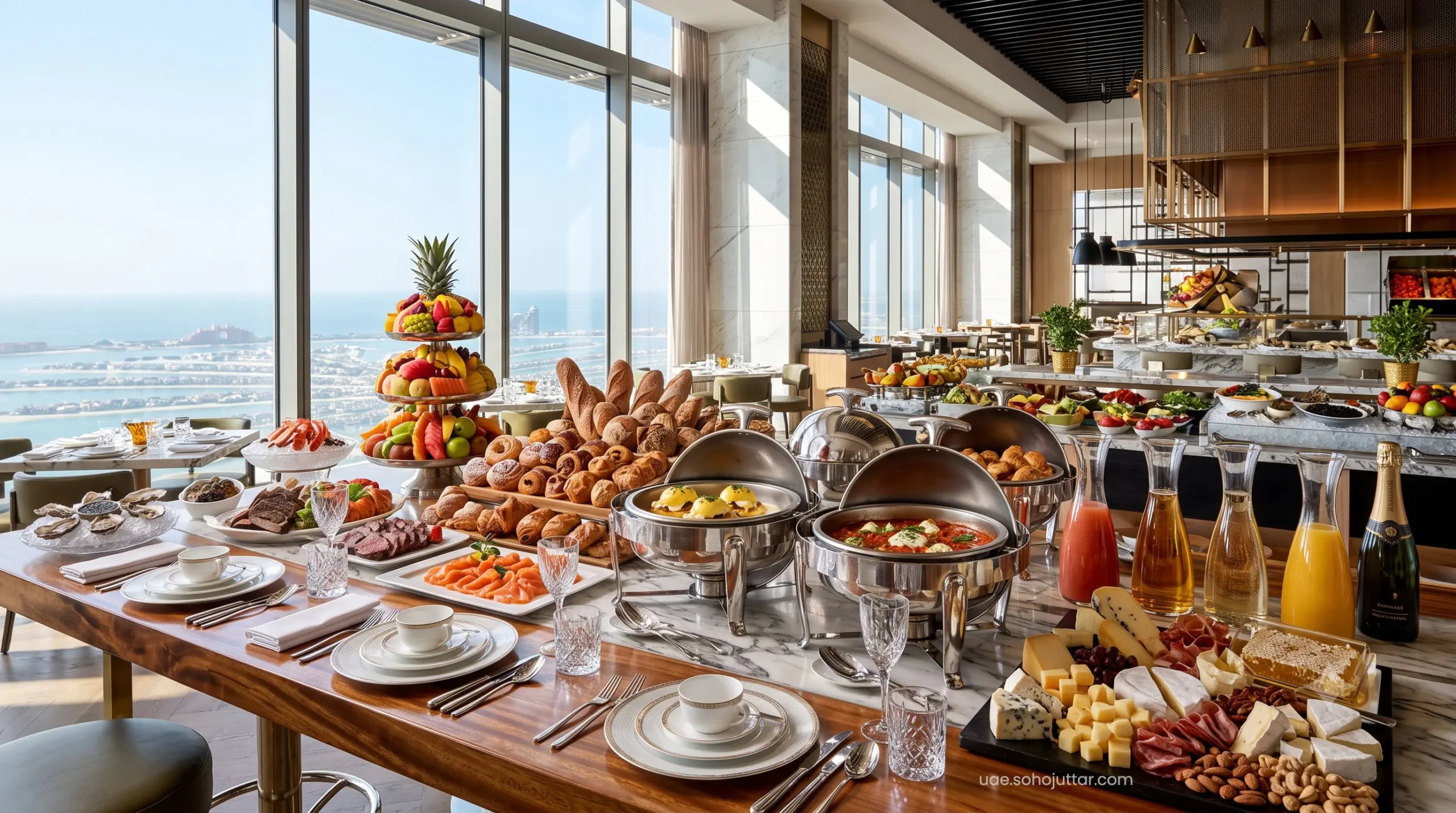 Exclusive half-board culinary experience secured via local UAE resident booking packages at Atlantis The Royal.